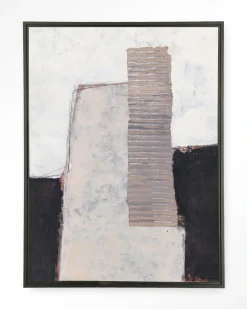 Urban Cotton Wandkleden|Wandkleed Abstract 1 in maat en frame naar keuze