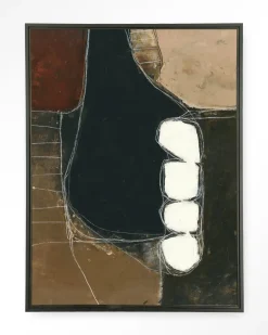 Urban Cotton Wandkleden|Wandkleed Abstract 10 in maat en frame naar keuze