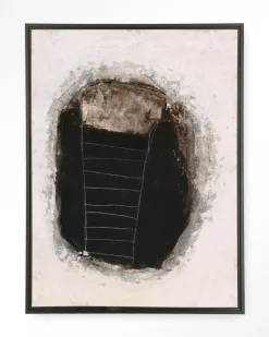 Urban Cotton Wandkleden|Wandkleed Abstract 14 in maat en frame naar keuze