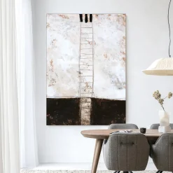 Urban Cotton Wandkleden|Wandkleed Abstract 12 in maat en frame naar keuze