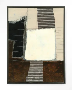 Urban Cotton Wandkleden|Wandkleed Abstract 8 in maat en frame naar keuze