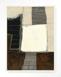 Urban Cotton Wandkleden|Wandkleed Abstract 8 in maat en frame naar keuze