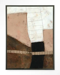 Urban Cotton Wandkleden|Wandkleed Abstract 9 in maat en frame naar keuze