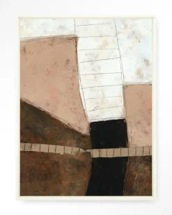 Urban Cotton Wandkleden|Wandkleed Abstract 9 in maat en frame naar keuze