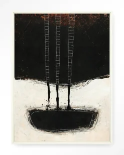 Urban Cotton Wandkleden|Wandkleed Abstract 15 in maat en frame naar keuze