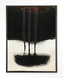 Urban Cotton Wandkleden|Wandkleed Abstract 15 in maat en frame naar keuze