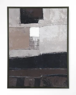 Urban Cotton Wandkleden|Wandkleed Abstract 4 in maat en frame naar keuze