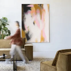 Urban Cotton Wandkleden|Wandkleed Abstract Moods in maat en frame naar keuze