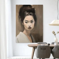 Urban Cotton Wandkleden|Wandkleed Adakachi in maat en frame naar keuze