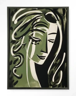 Urban Cotton Wandkleden|Wandkleed Aphrodite in maat en frame naar keuze