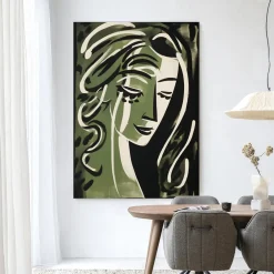 Urban Cotton Wandkleden|Wandkleed Aphrodite in maat en frame naar keuze