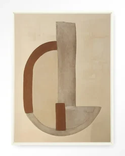 Urban Cotton Wandkleden|Wandkleed Balance Arc in maat en frame naar keuze