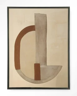 Urban Cotton Wandkleden|Wandkleed Balance Arc in maat en frame naar keuze