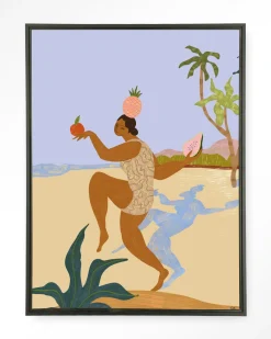 Urban Cotton Wandkleden|Wandkleed Balancing Act in maat en frame naar keuze