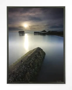 Urban Cotton Wandkleden|Wandkleed Batu Lamunan in maat en frame naar keuze