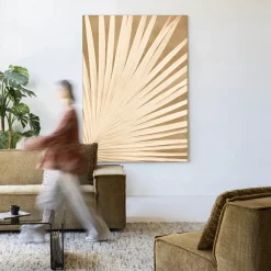 Urban Cotton Wandkleden|Wandkleed Beleaf in maat en frame naar keuze