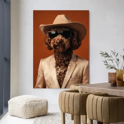 Urban Cotton Wandkleden|Wandkleed Billy in maat en frame naar keuze