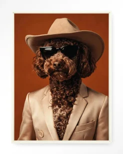 Urban Cotton Wandkleden|Wandkleed Billy in maat en frame naar keuze