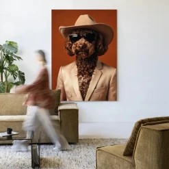 Urban Cotton Wandkleden|Wandkleed Billy in maat en frame naar keuze