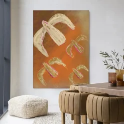 Urban Cotton Wandkleden|Wandkleed Bird Rise in maat en frame naar keuze