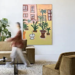 Urban Cotton Wandkleden|Wandkleed Boa Vista in maat en frame naar keuze