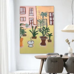 Urban Cotton Wandkleden|Wandkleed Boa Vista in maat en frame naar keuze