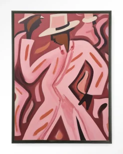 Urban Cotton Wandkleden|Wandkleed Boogie Woogie in maat en frame naar keuze