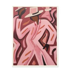 Urban Cotton Wandkleden|Wandkleed Boogie Woogie in maat en frame naar keuze