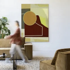 Urban Cotton Wandkleden|Wandkleed Bounce in maat en frame naar keuze