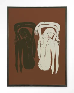 Urban Cotton Wandkleden|Wandkleed Bound Together in maat en frame naar keuze