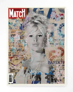 Urban Cotton Wandkleden|Wandkleed Brigitte in maat en frame naar keuze