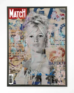 Urban Cotton Wandkleden|Wandkleed Brigitte in maat en frame naar keuze