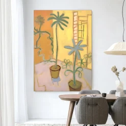 Urban Cotton Wandkleden|Wandkleed Cabo Verde in maat en frame naar keuze