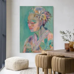 Urban Cotton Wandkleden|Wandkleed Calm in maat en frame naar keuze