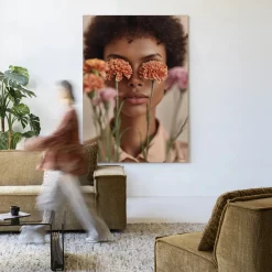 Urban Cotton Wandkleden|Wandkleed Carnation in maat en frame naar keuze