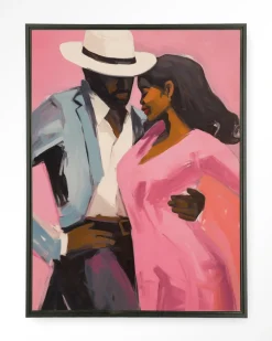 Urban Cotton Wandkleden|Wandkleed Cha Cha Cha in maat en frame naar keuze