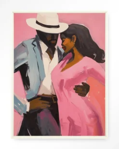 Urban Cotton Wandkleden|Wandkleed Cha Cha Cha in maat en frame naar keuze