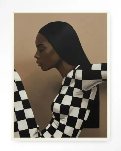 Urban Cotton Wandkleden|Wandkleed Chezzy in maat en frame naar keuze