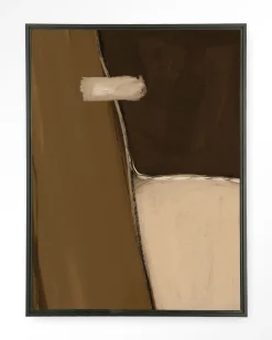 Urban Cotton Wandkleden|Wandkleed Chocolate in maat en frame naar keuze