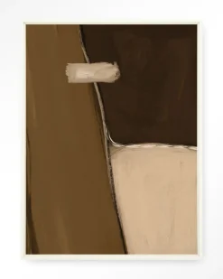 Urban Cotton Wandkleden|Wandkleed Chocolate in maat en frame naar keuze