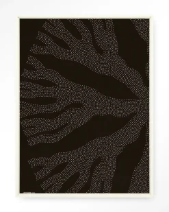 Urban Cotton Wandkleden|Wandkleed Circle Dark in maat en frame naar keuze