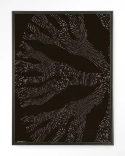 Urban Cotton Wandkleden|Wandkleed Circle Dark in maat en frame naar keuze