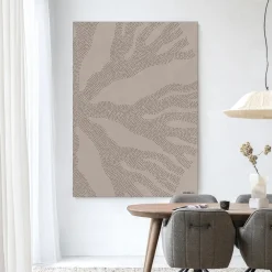 Urban Cotton Wandkleden|Wandkleed Circle Light in maat en frame naar keuze