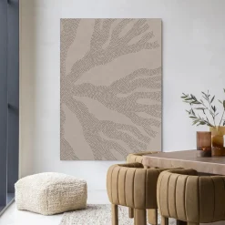 Urban Cotton Wandkleden|Wandkleed Circle Light in maat en frame naar keuze