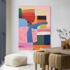 Urban Cotton Wandkleden|Wandkleed Colour Stacking in maat en frame naar keuze