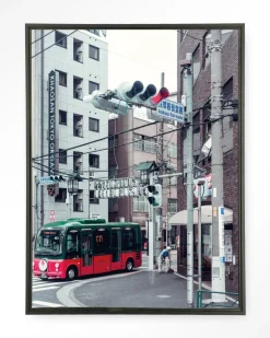 Urban Cotton Wandkleden|Wandkleed Complementary Bus in maat en frame naar keuze