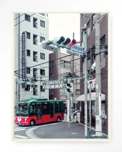 Urban Cotton Wandkleden|Wandkleed Complementary Bus in maat en frame naar keuze