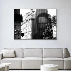 Urban Cotton Wandkleden|Wandkleed Concrete Contrast Crusher in maat en frame naar keuze