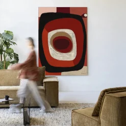 Urban Cotton Wandkleden|Wandkleed Depth in maat en frame naar keuze