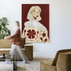 Urban Cotton Wandkleden|Wandkleed Details Of Life in maat en frame naar keuze